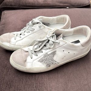 Golden goose deluxe brand tennis shoes